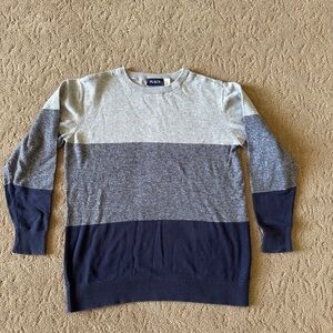 The Children's Place Gray and Blue Colorblock Sweater